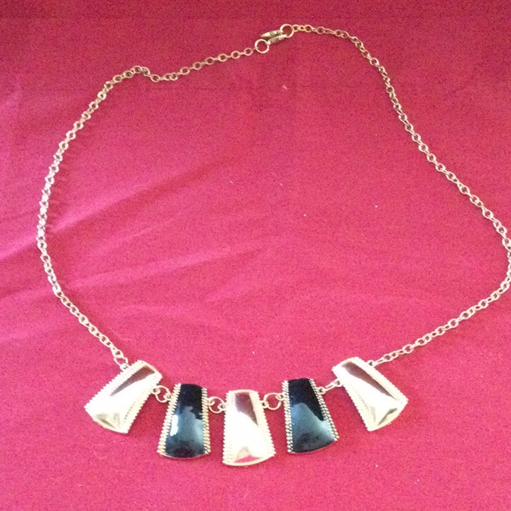 CLEARANCE Gold & Black Necklace